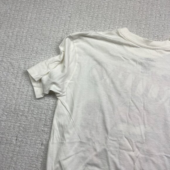 NEW The Rolling Stones Band T-Shirt Wom Sz XS White Off-White Tattoo Graphic - Picture 12 of 15